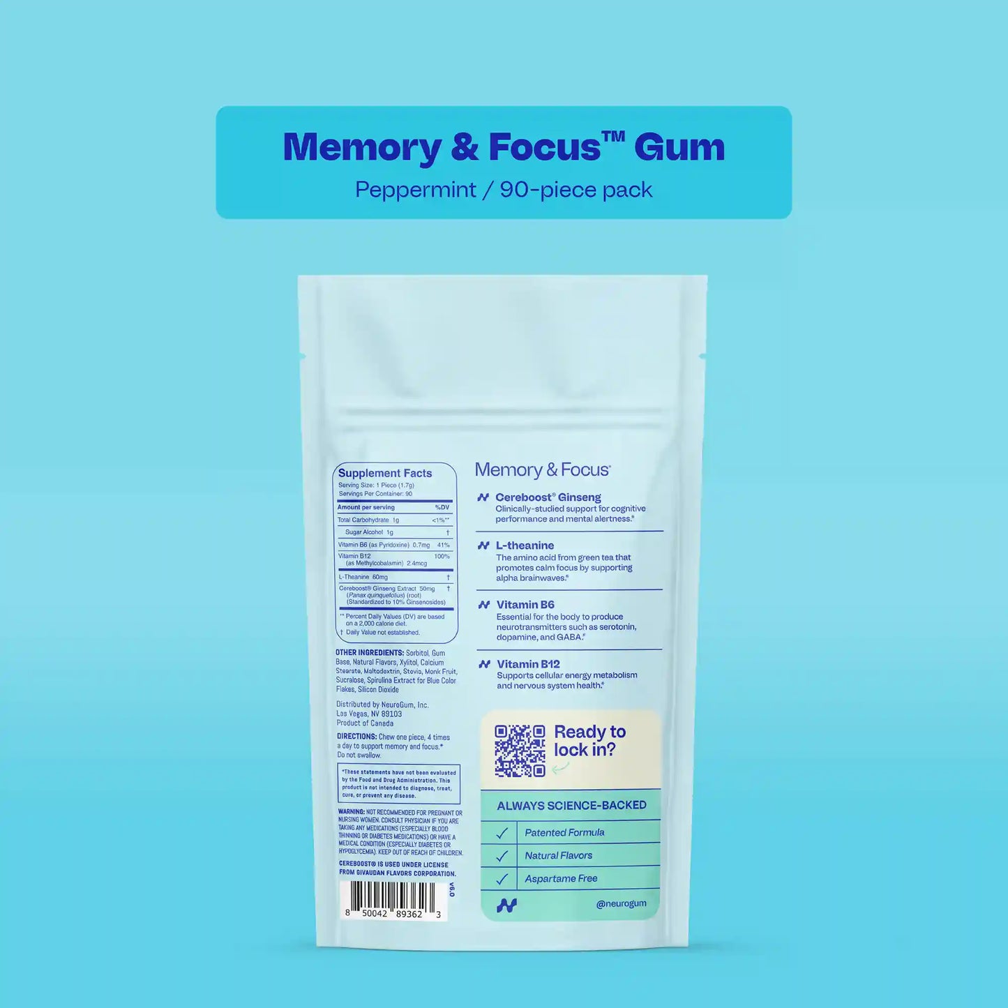 Mind & Momentum Extra Strength Gum