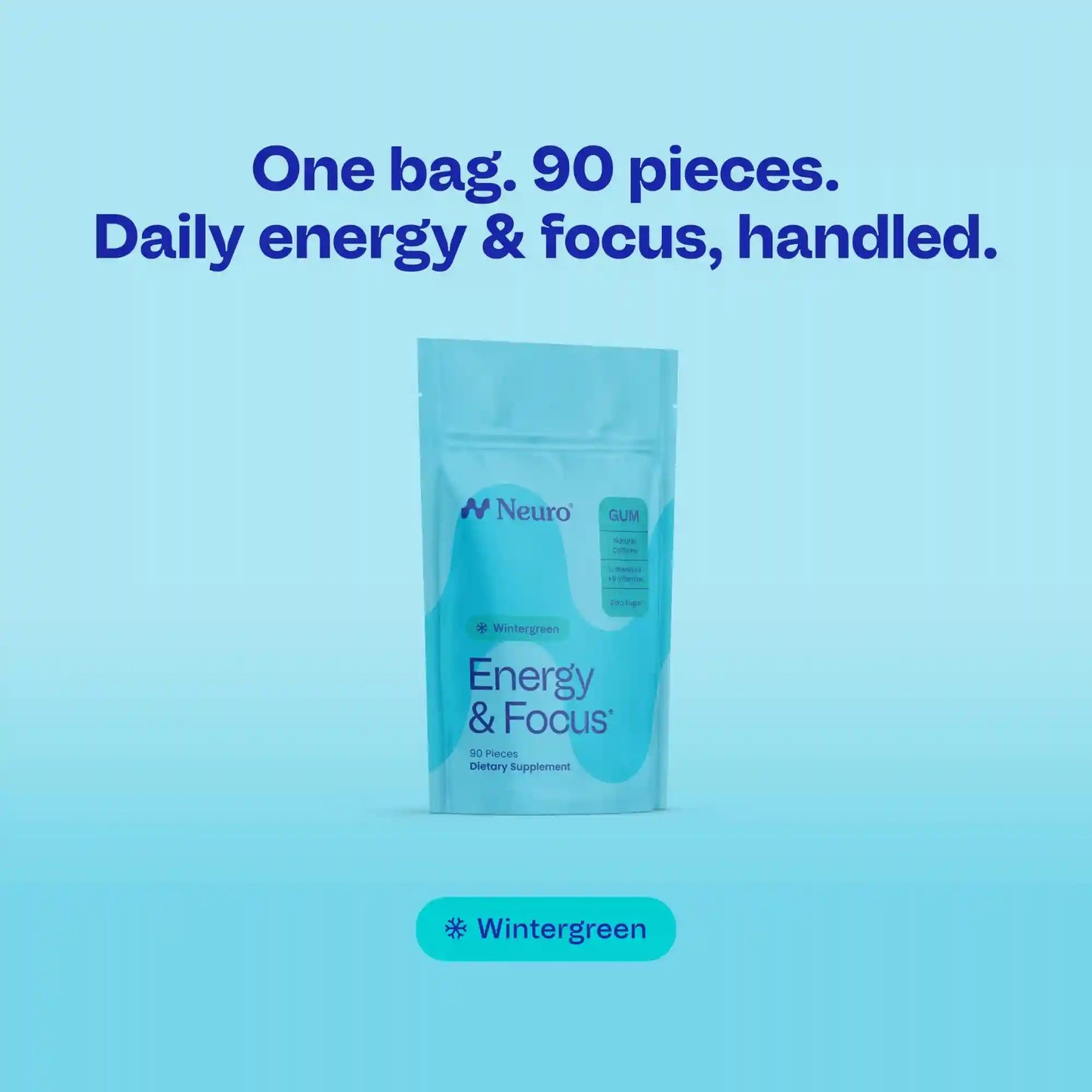 Energy & Focus™ Gum – Watermelon