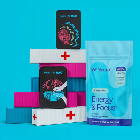 Extra Strength Energy & Focus Mints + Beast Philanthropy tins