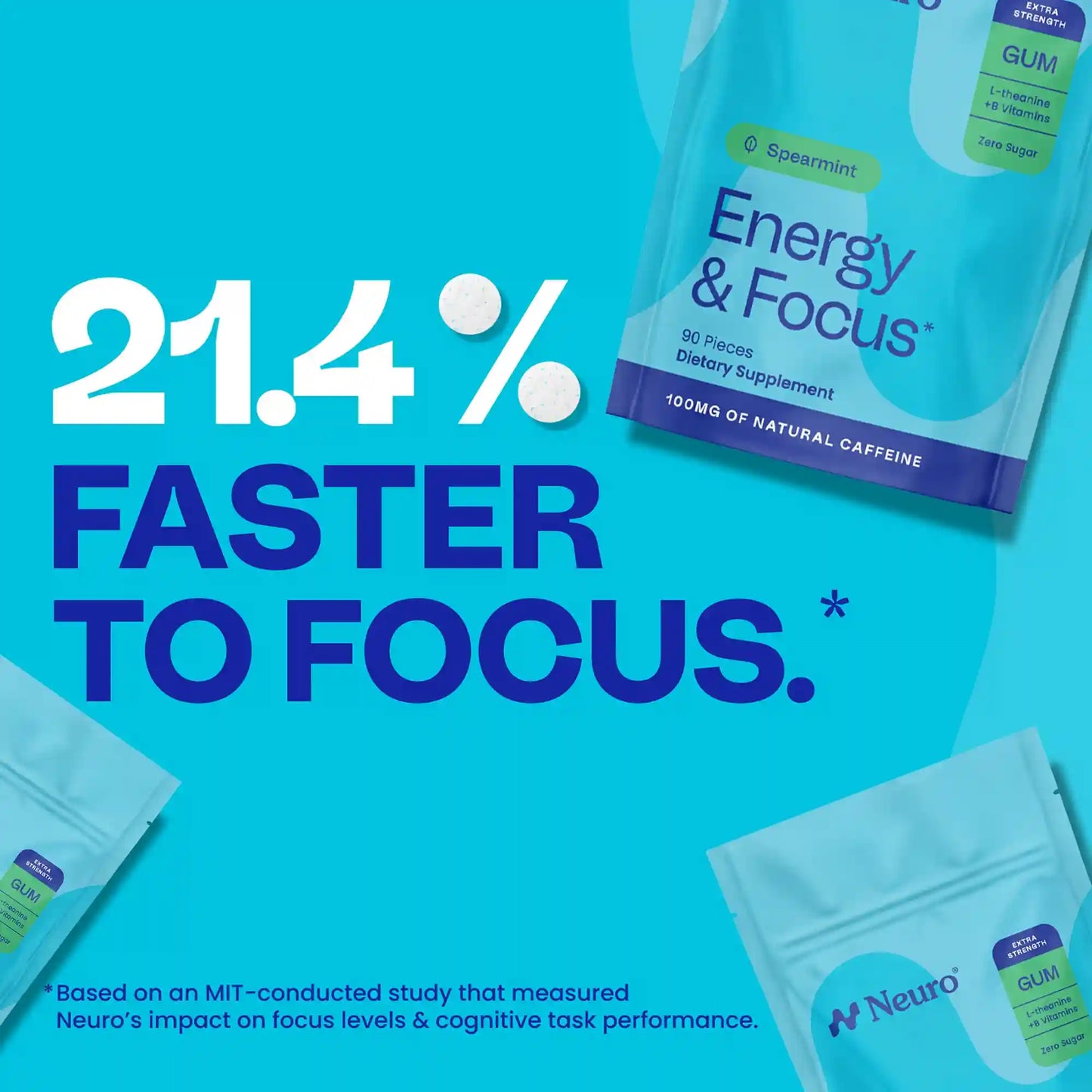Extra Strength Energy & Focus™ Gum