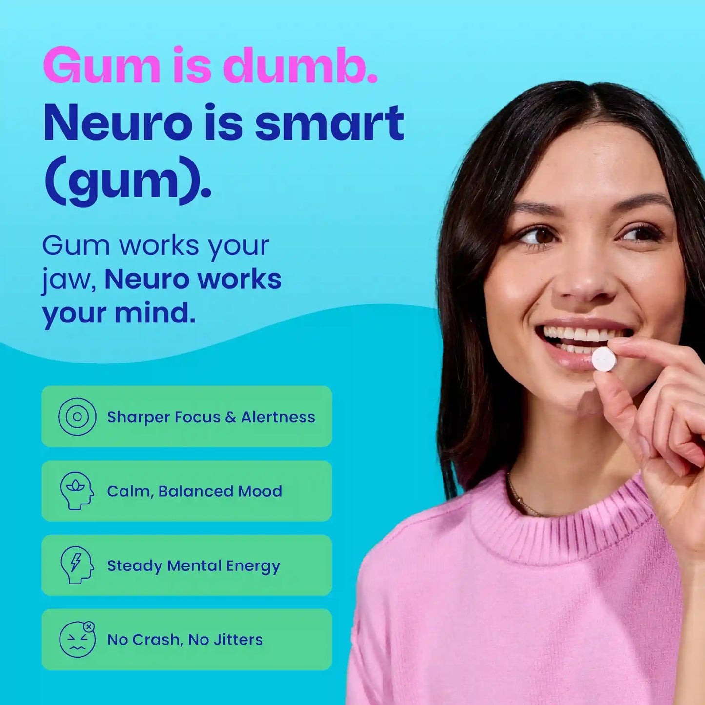 Extra Strength Energy & Focus™ Gum