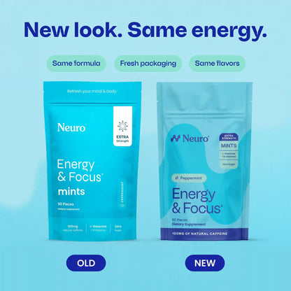 Extra Strength Energy & Focus™ Mints