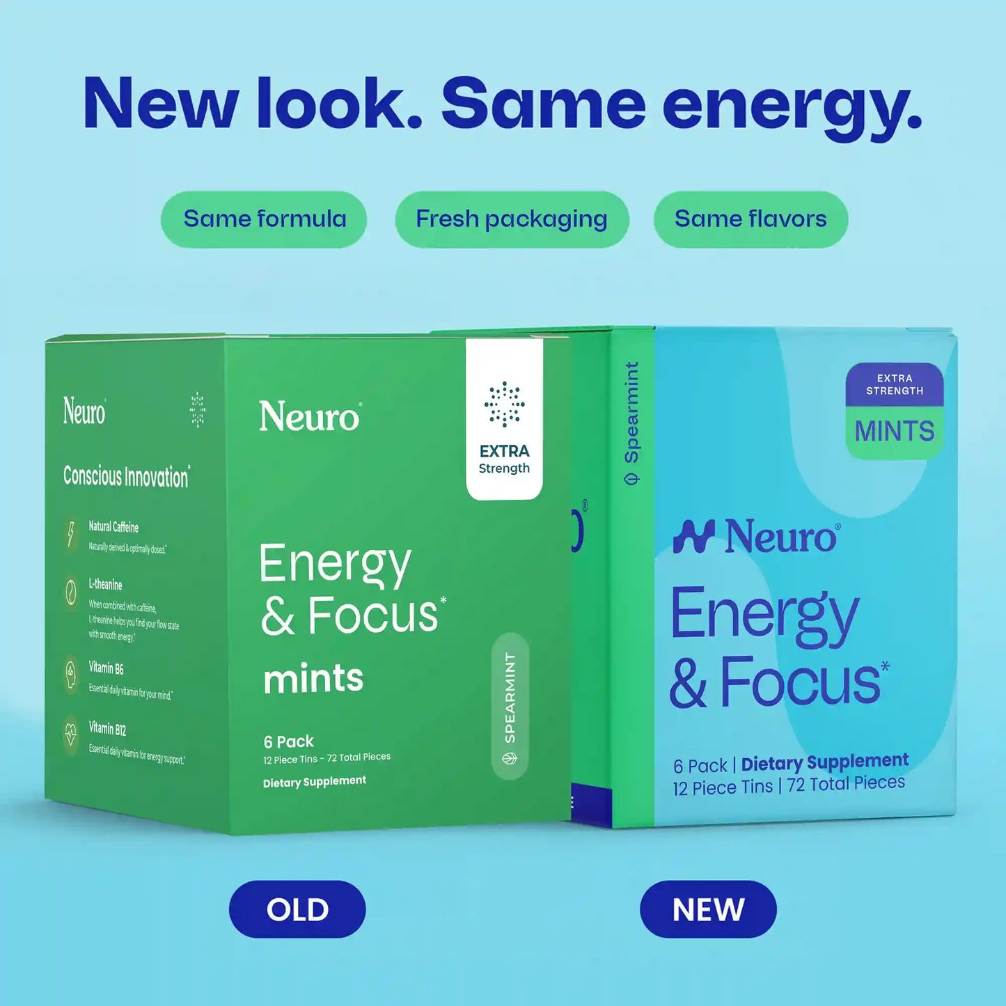 Extra Strength Energy & Focus™ Mints