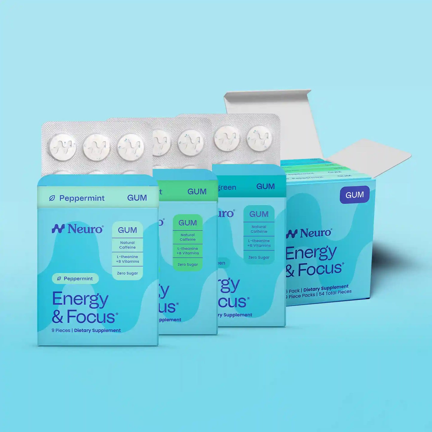 Energy & Focus™ Gum – Watermelon